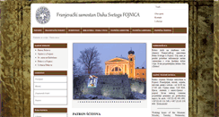 Desktop Screenshot of fojnica-samostan.com