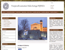 Tablet Screenshot of fojnica-samostan.com